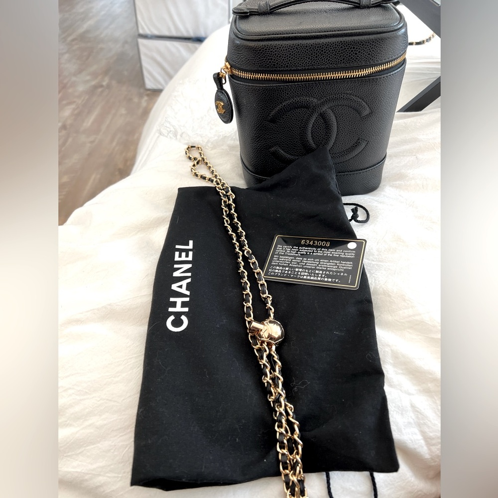 Chanel Caviar Vanity Case